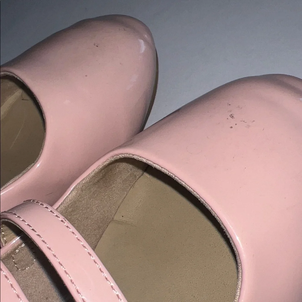 Cat & Jack Pink Double Strap Flats